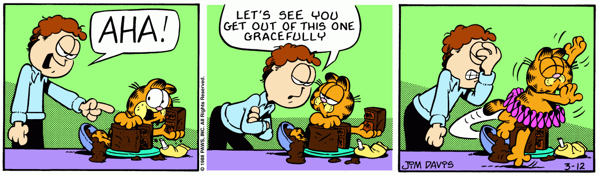 Garfield, March 12, 1988