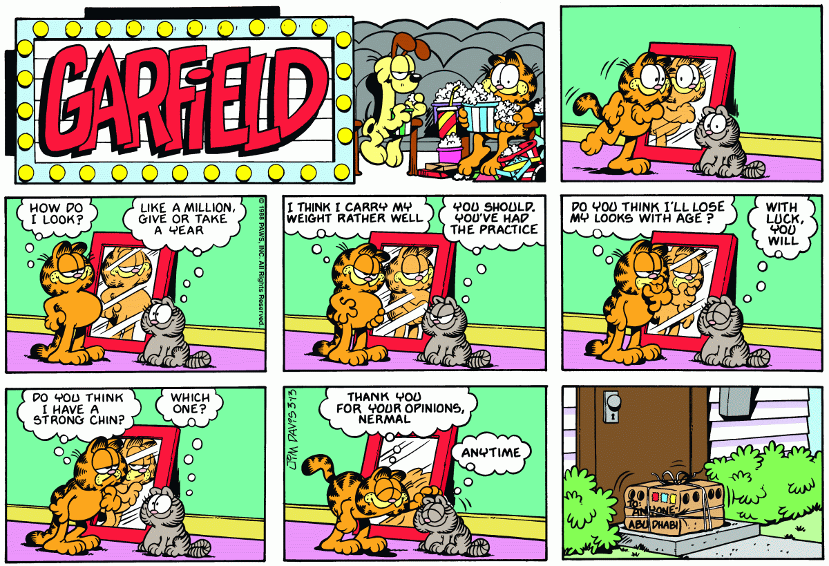 Garfield, March 13, 1988