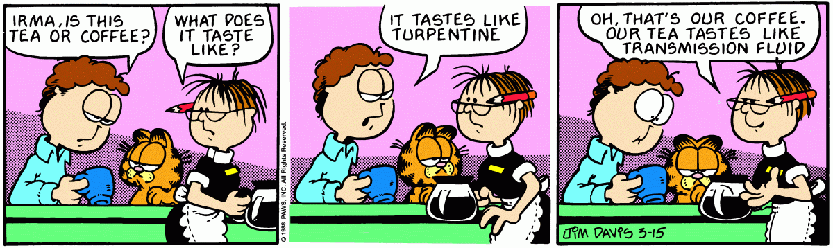 Garfield, March 15, 1988