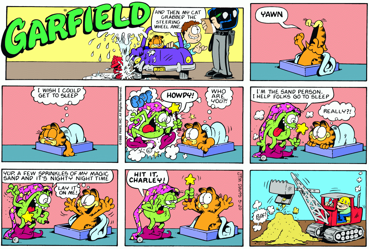 Garfield, March 20, 1988