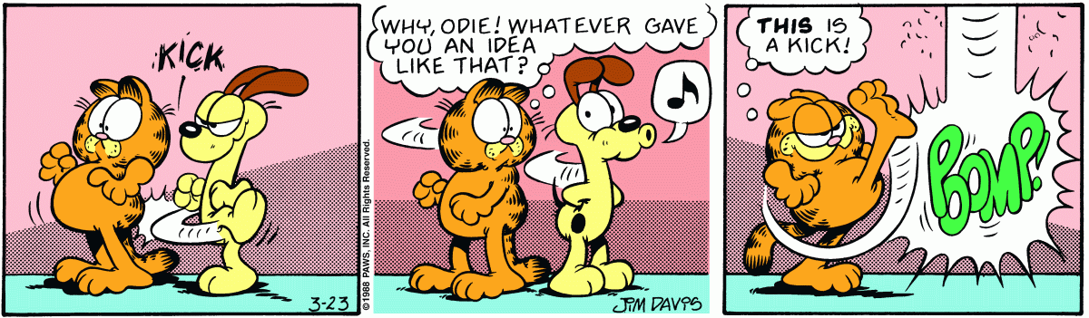 Garfield, March 23, 1988