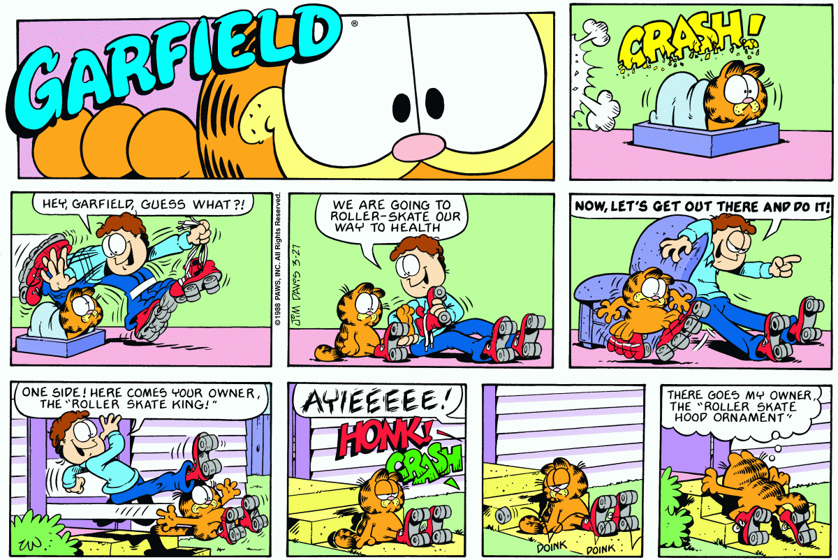 Garfield, March 27, 1988
