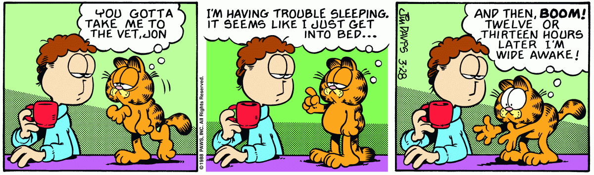 Garfield, March 28, 1988