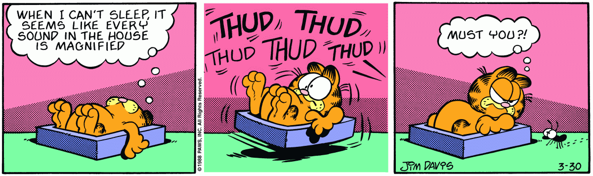 Garfield, March 30, 1988