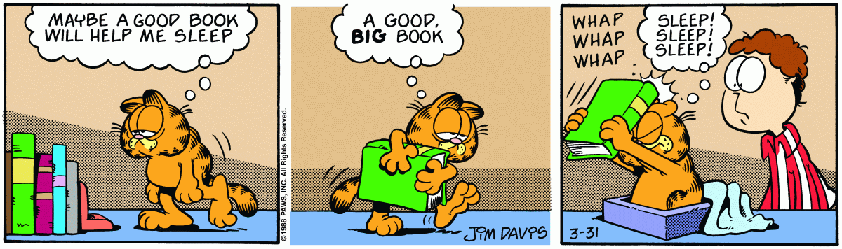 Garfield, March 31, 1988