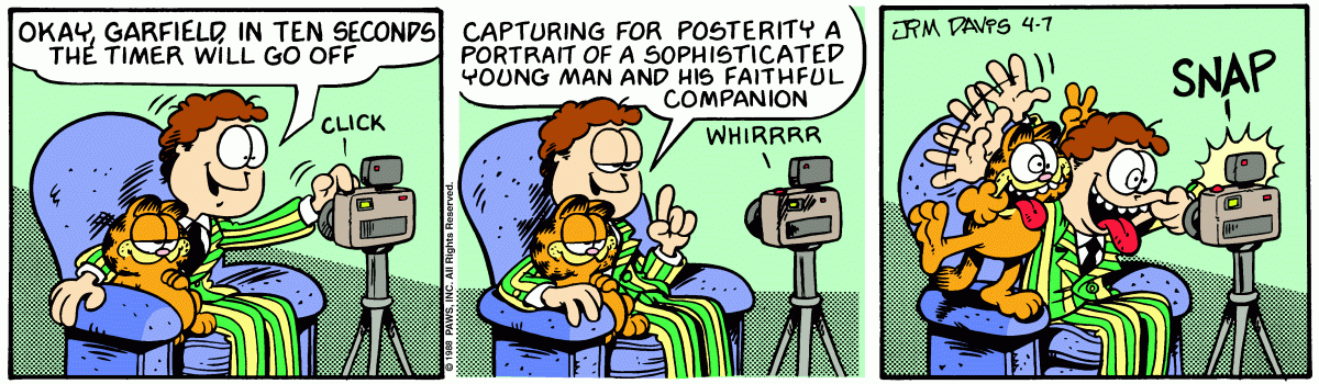 Garfield, April 7, 1988
