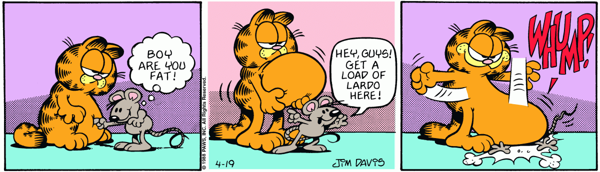 Garfield, April 19, 1988