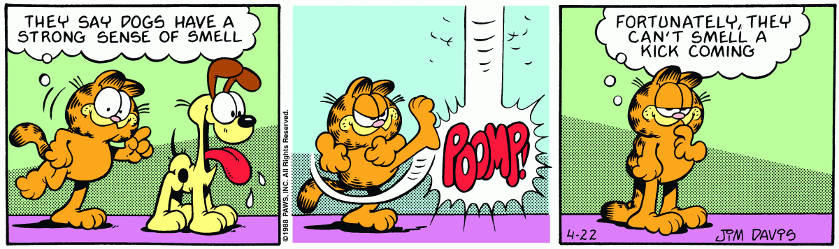 Garfield, April 22, 1988