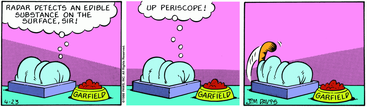Garfield, April 23, 1988