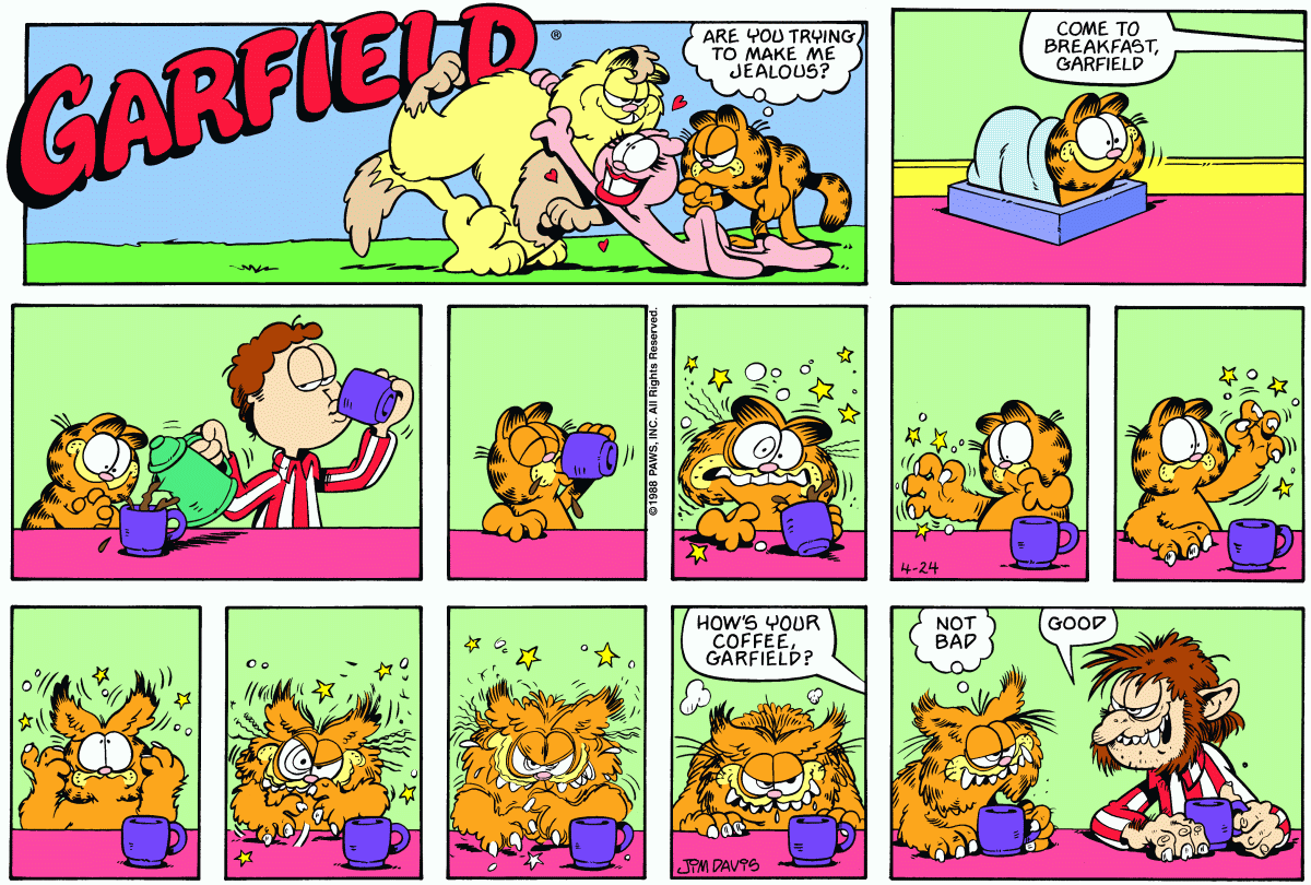 Garfield, April 24, 1988