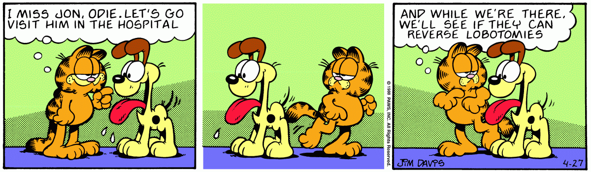 Garfield, April 27, 1988