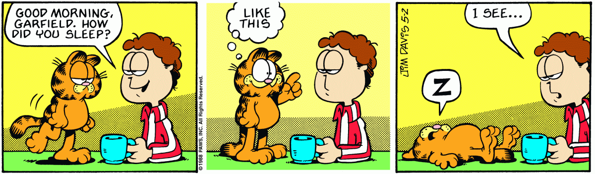 Garfield, May 2, 1988