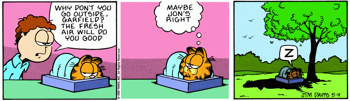 Garfield, May 4, 1988