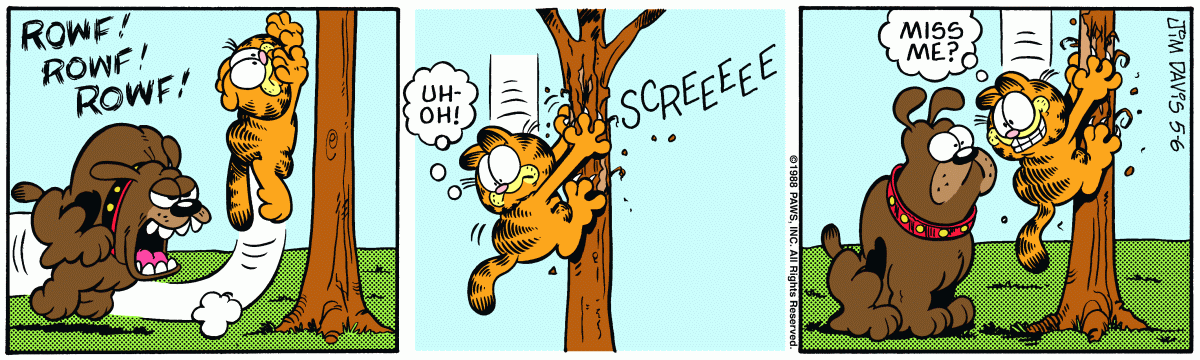 Garfield, May 6, 1988