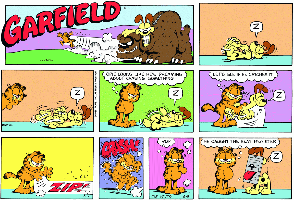 Garfield, May 8, 1988