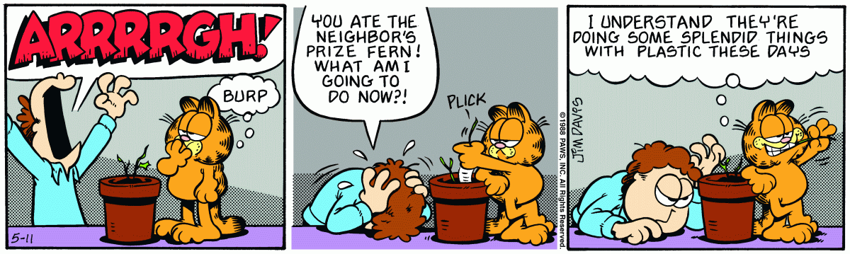 Garfield, May 11, 1988