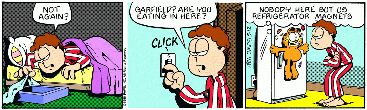 Garfield, May 12, 1988