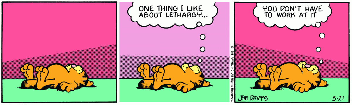Garfield, May 21, 1988