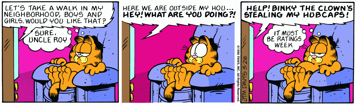 Garfield, May 26, 1988