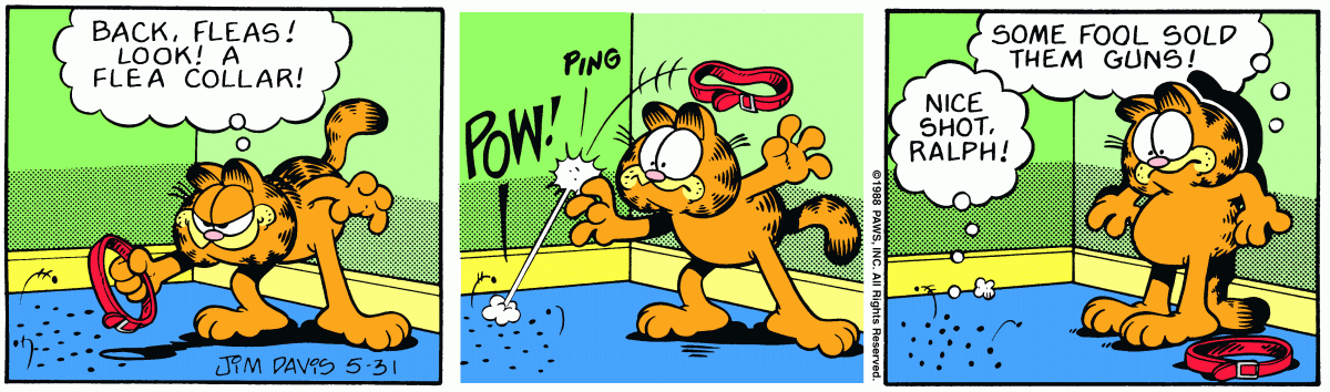 Garfield, May 31, 1988