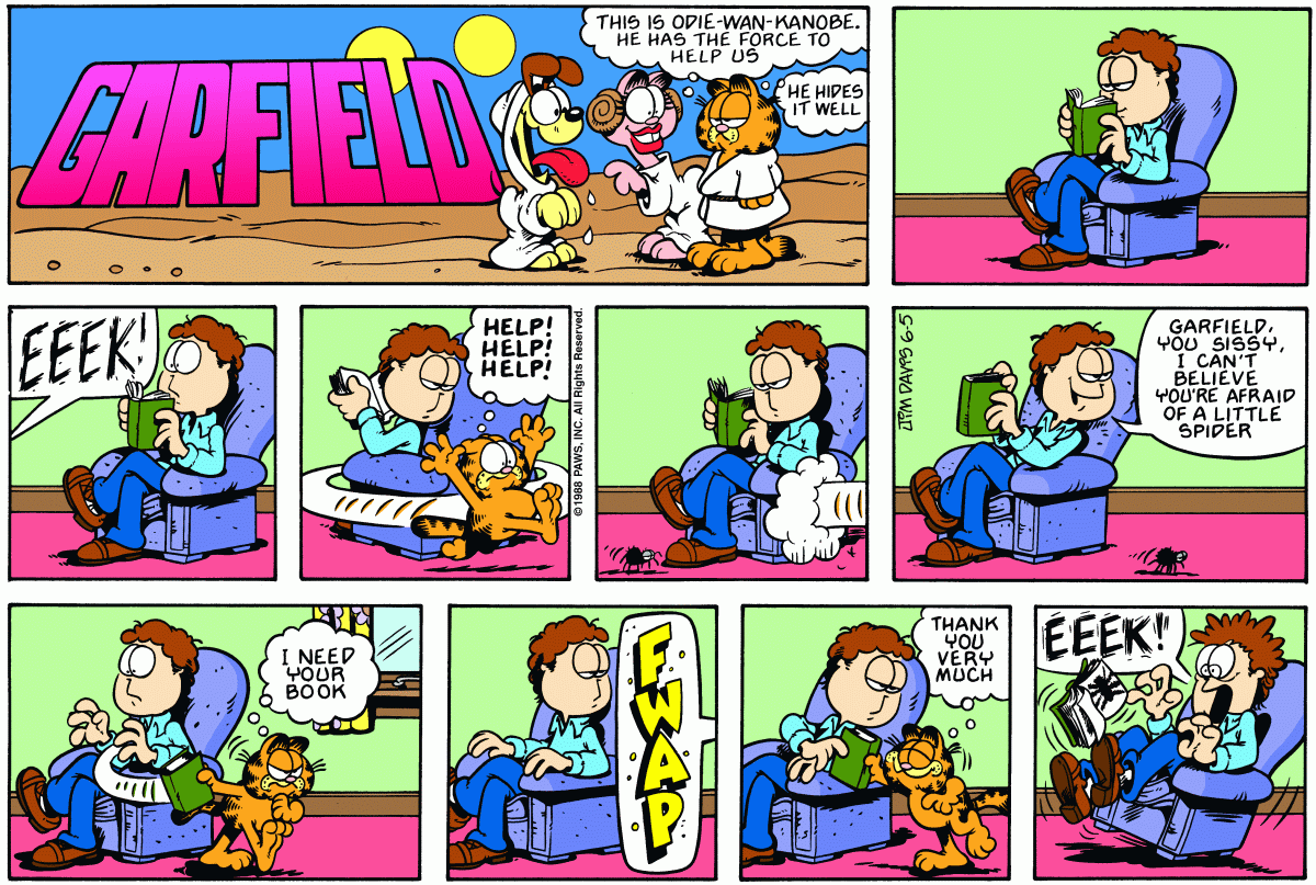 Garfield, June 5, 1988