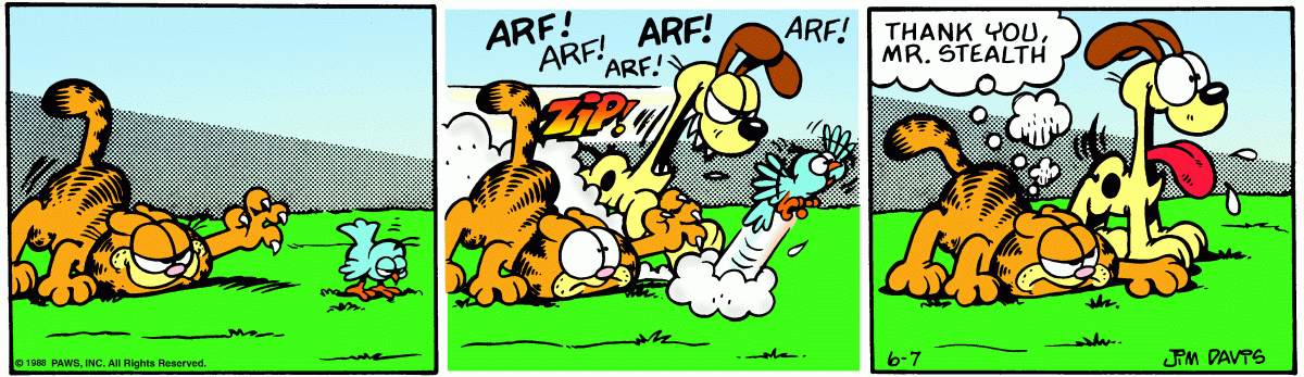 Garfield, June 7, 1988