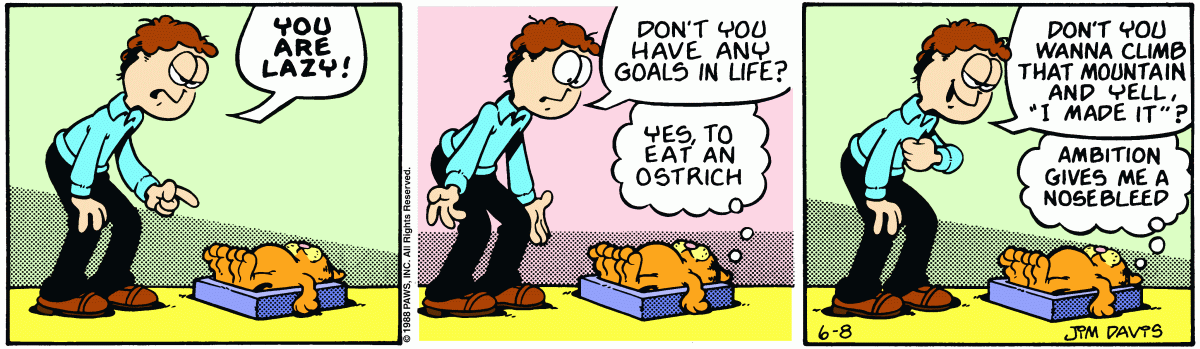Garfield, June 8, 1988