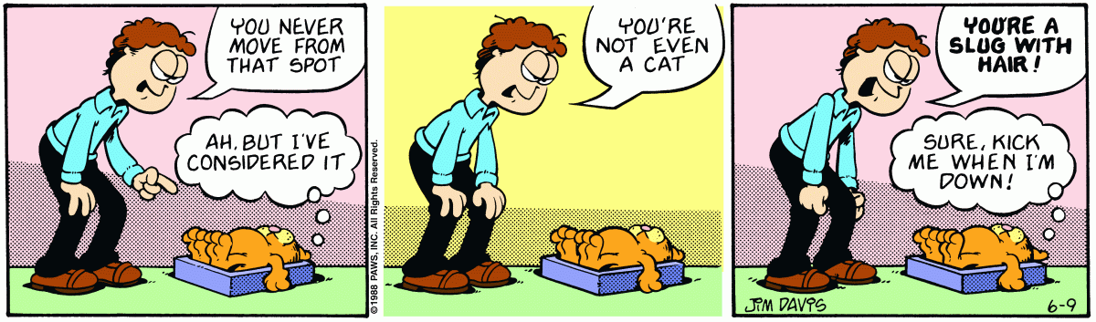 Garfield, June 9, 1988