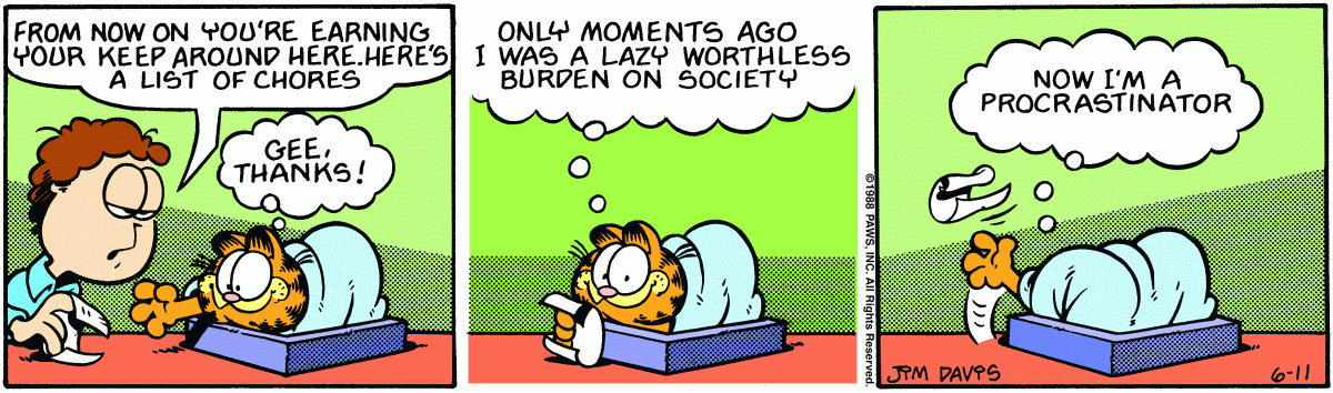 Garfield, June 11, 1988