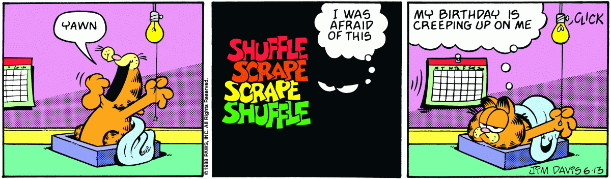 Garfield, June 13, 1988