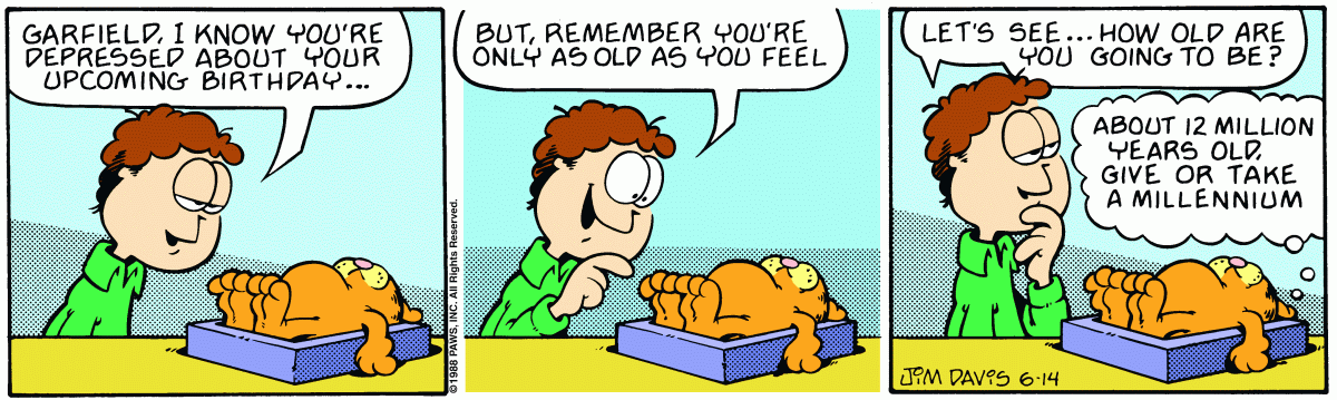 Garfield, June 14, 1988