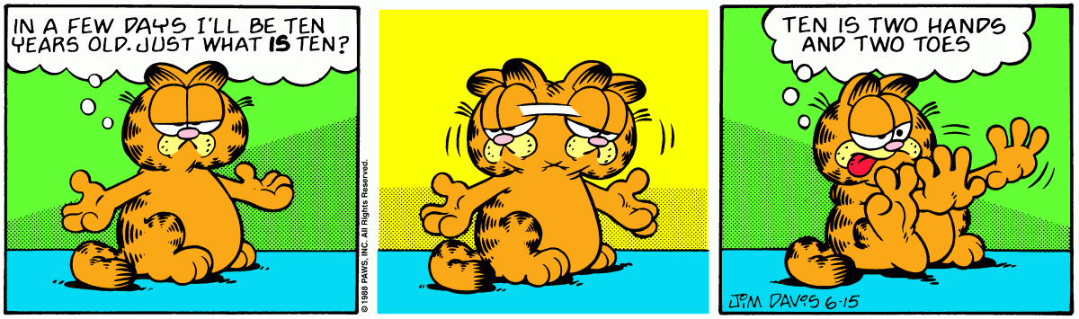 Garfield, June 15, 1988