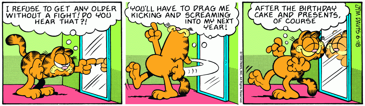 Garfield, June 18, 1988