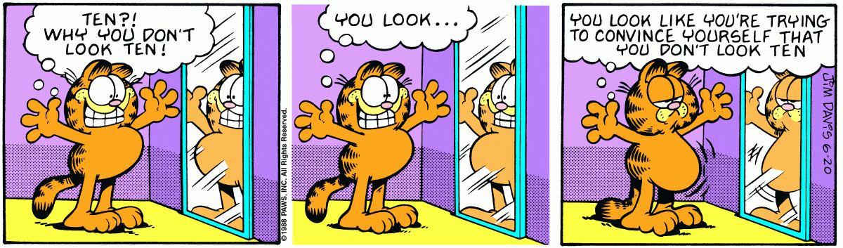 Garfield, June 20, 1988