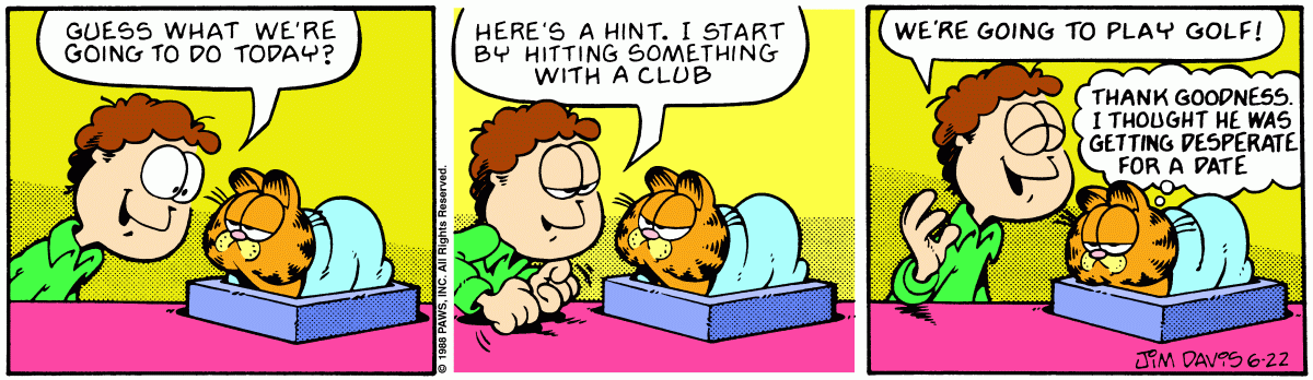 Garfield, June 22, 1988