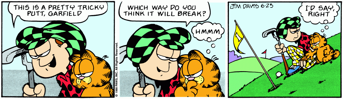 Garfield, June 23, 1988