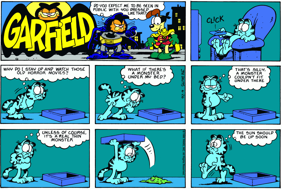 Garfield, June 26, 1988