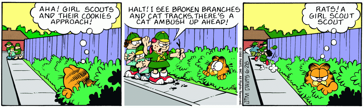 Garfield, June 28, 1988