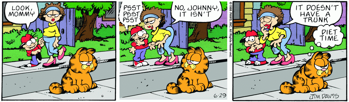 Garfield, June 29, 1988