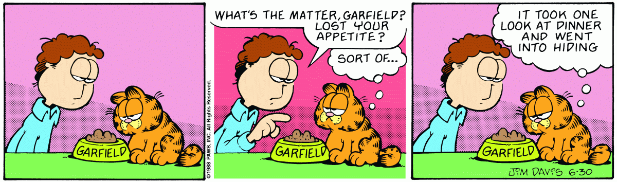 Garfield, June 30, 1988