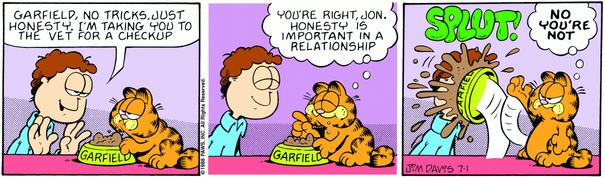 Garfield, July 1, 1988
