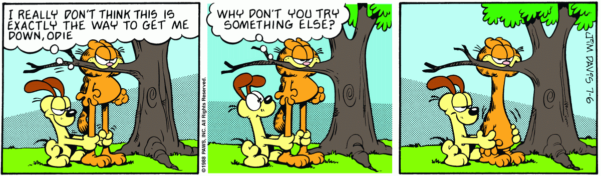 Garfield, July 6, 1988