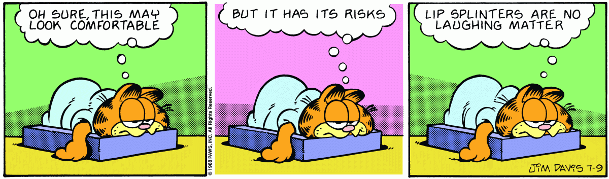 Garfield, July 9, 1988