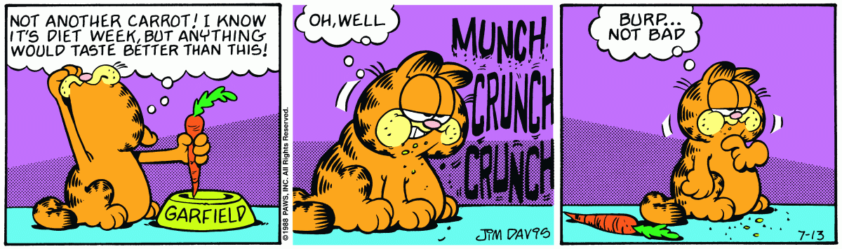 Garfield, July 13, 1988