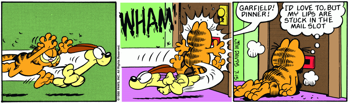 Garfield, July 15, 1988