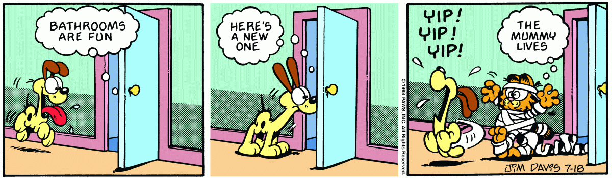 Garfield, July 18, 1988