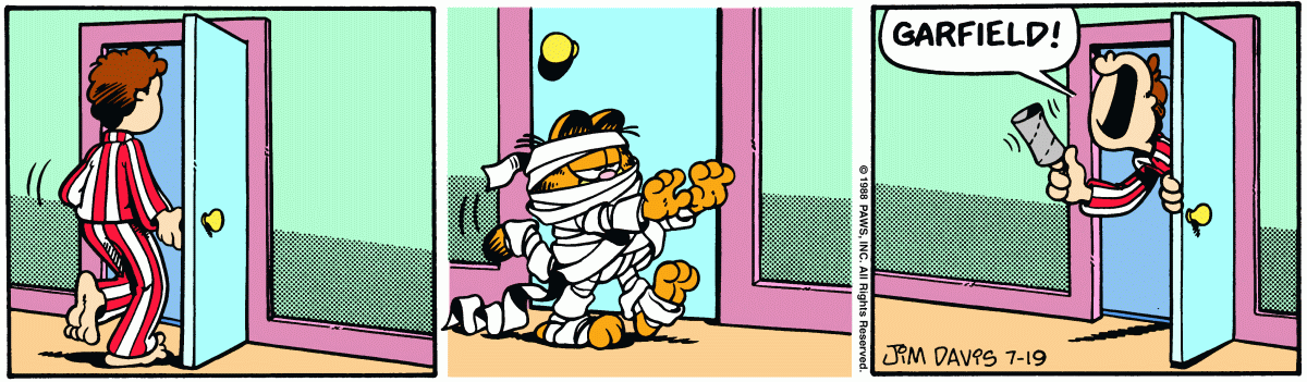 Garfield, July 19, 1988