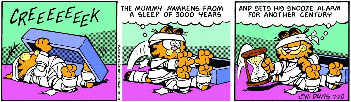 Garfield, July 20, 1988