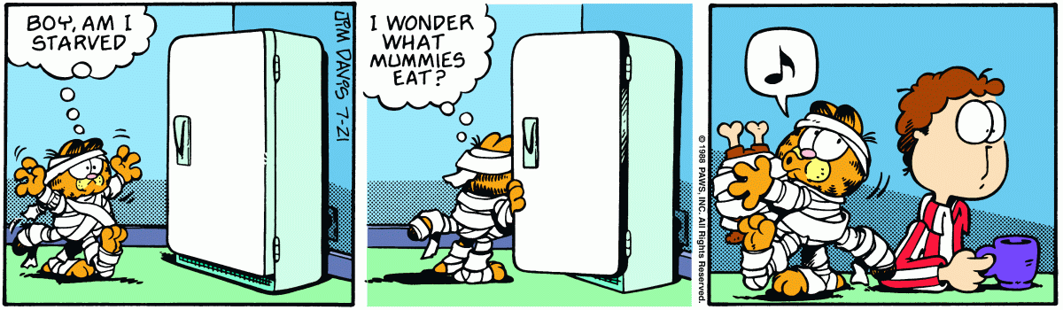 Garfield, July 21, 1988