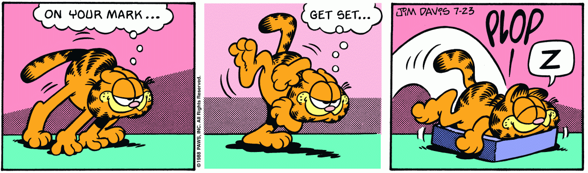 Garfield, July 23, 1988